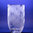 Kleine Vase Diamant mit moderner Gravur