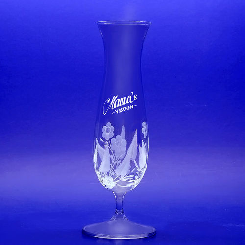 Kleine Vase Floero mit Dekor 2